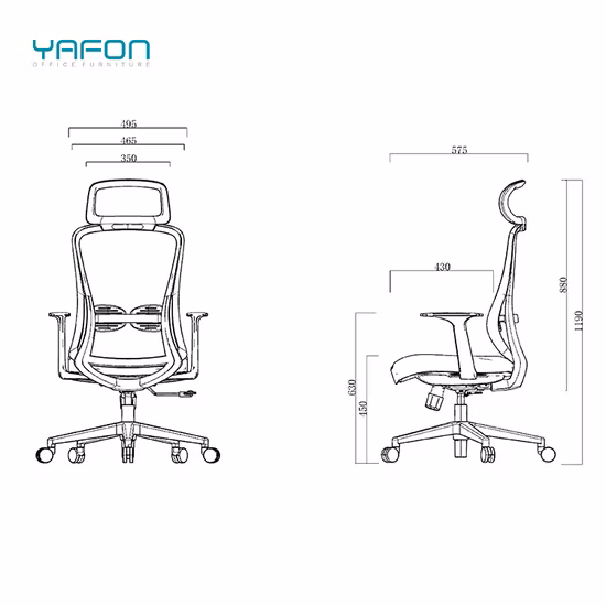 Mobili per ufficio ergonomici alti